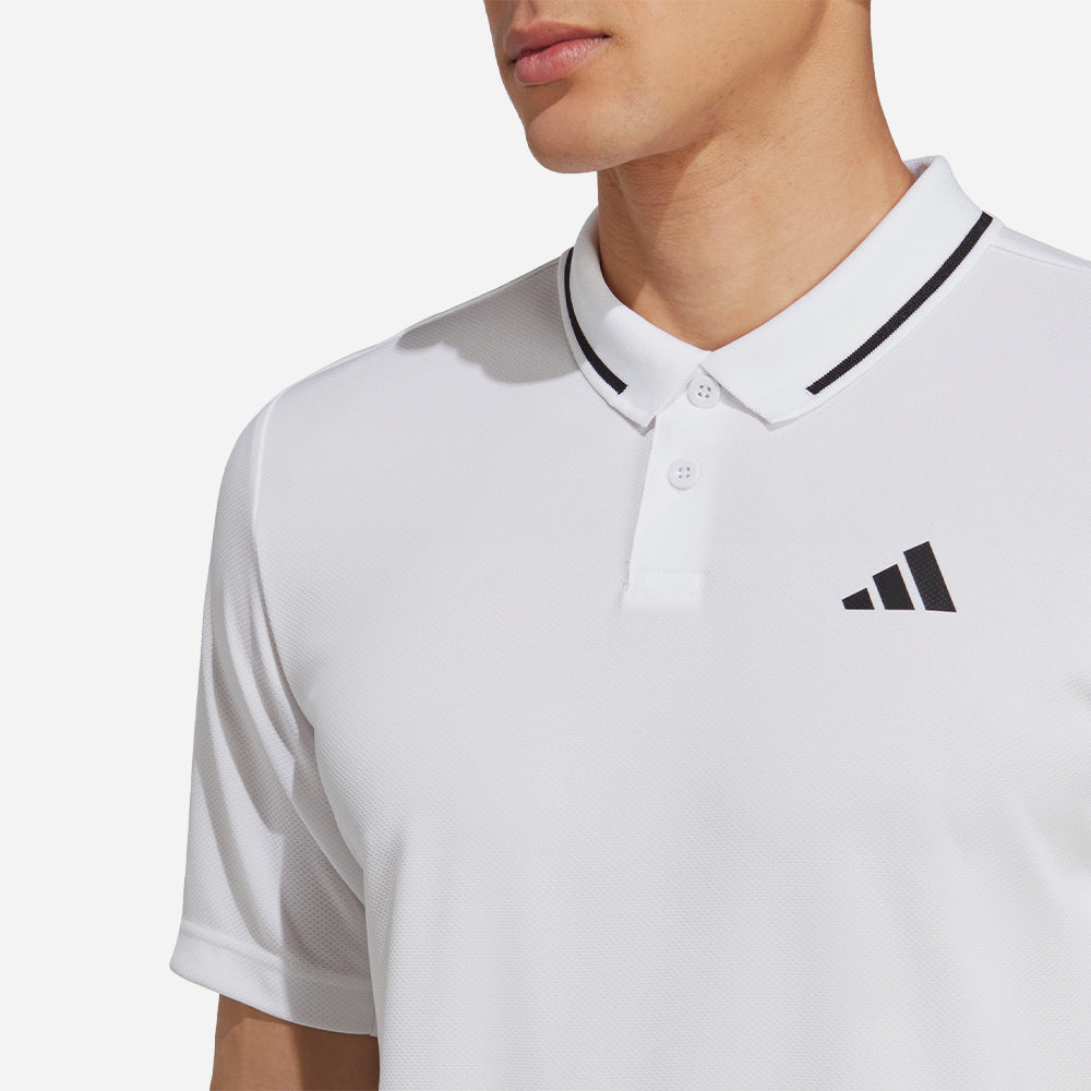 Áo Polo Nam Adidas Club Pique - Trắng - Supersports Vietnam