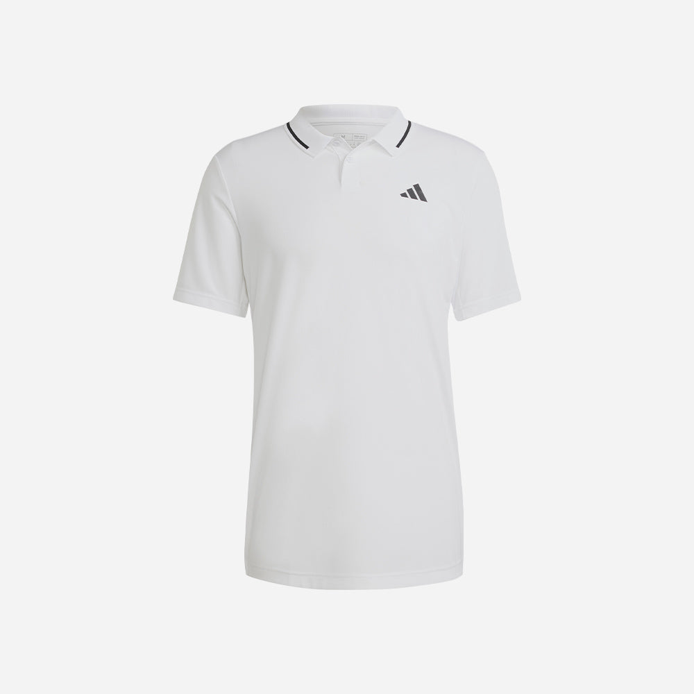 Áo Polo Nam Adidas Club Pique - Trắng - Supersports Vietnam