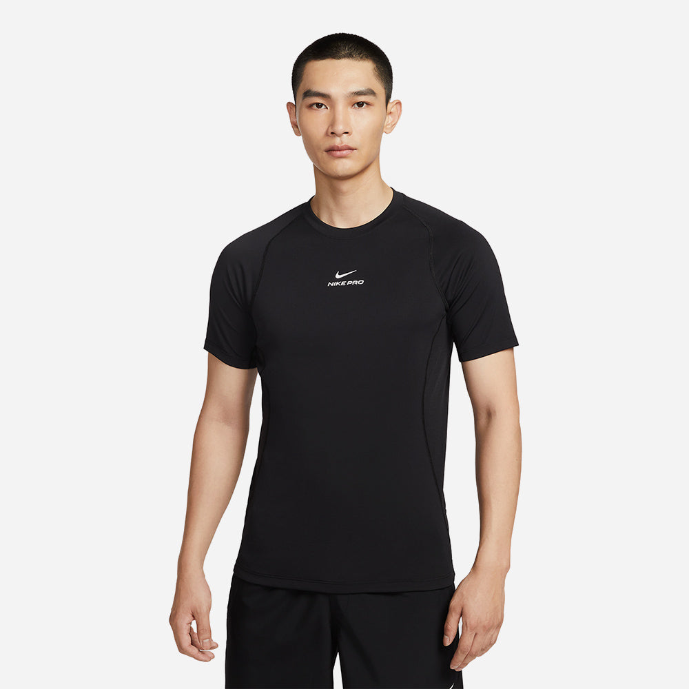 Áo Thun Nam Nike Pro Training Dri-Fit Short-Sleeve: Thấm Hút Mồ