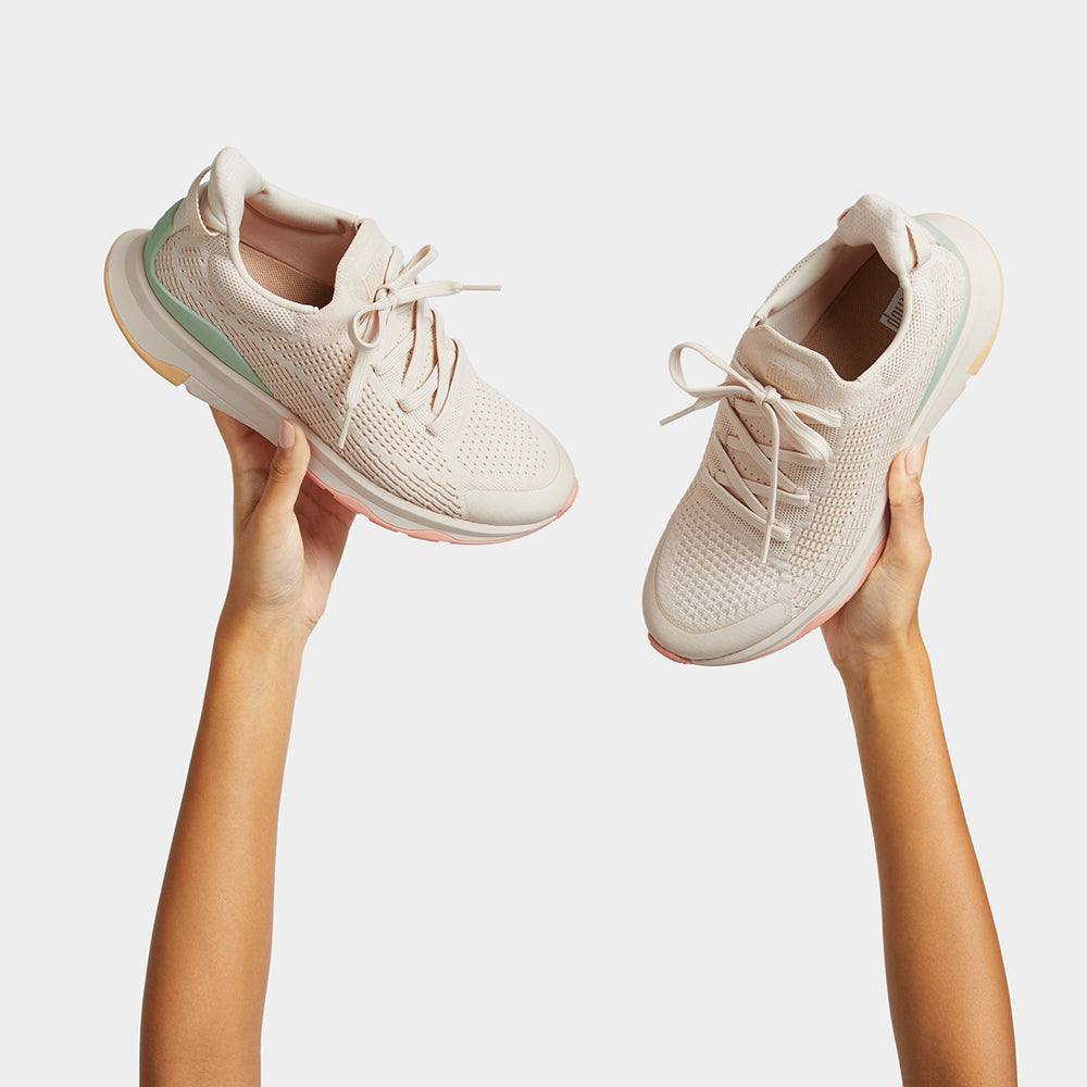 Giày Sneaker Nữ Fitflop Vitamin Ffx Knit Sports - Be - Supersports Vietnam