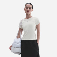 Áo Thun Nữ Nike Sportswear Tight Ribbed Short-Sleeve - Be - Supersports Vietnam