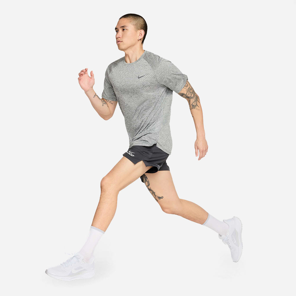 Áo Tay Ngắn Nam Nike Dri-Fit Adv Stride - Xám - Supersports Vietnam