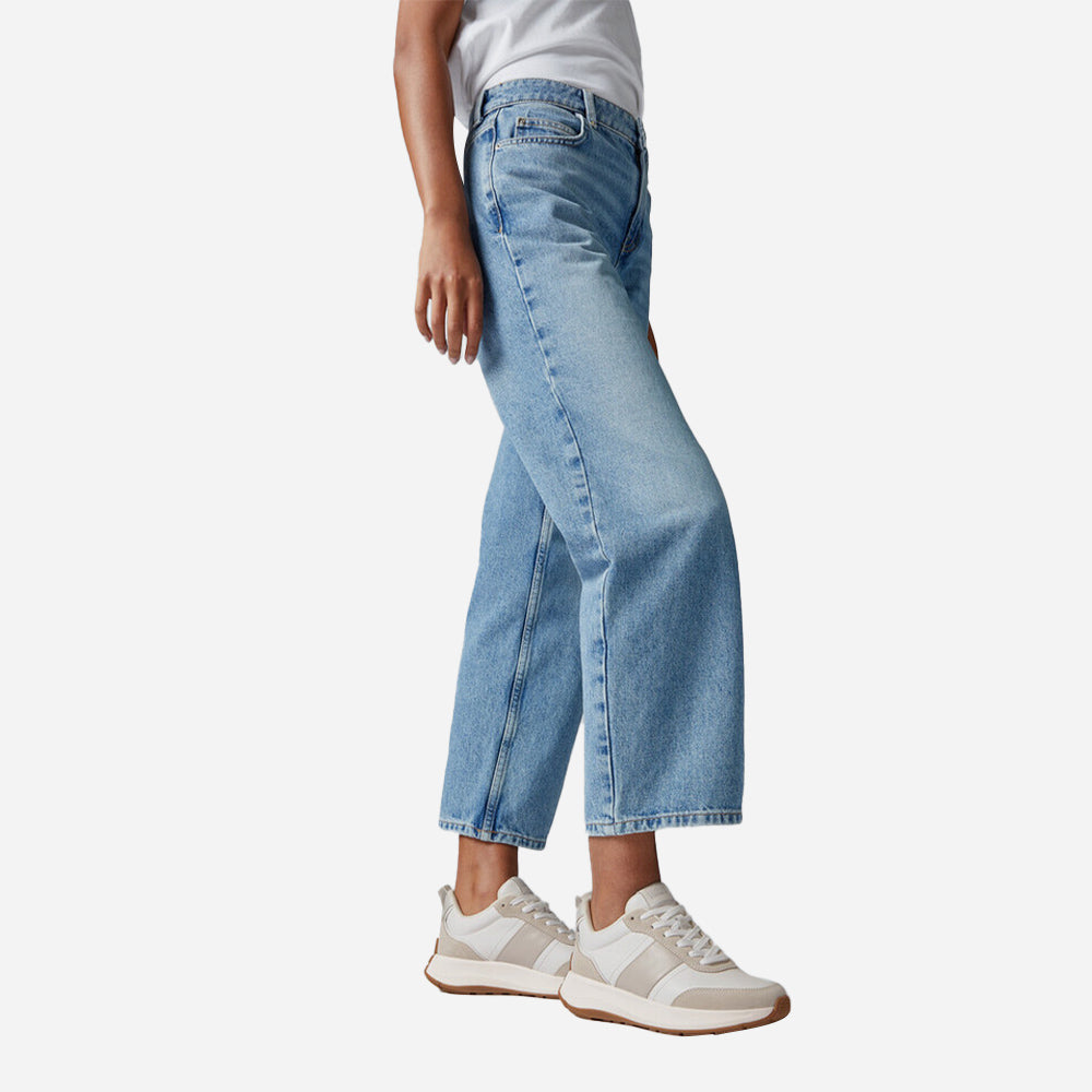 Giày Sneaker Nữ Fitflop F-Mode Flow Leather/Suede Flatform - Xám - Supersports Vietnam