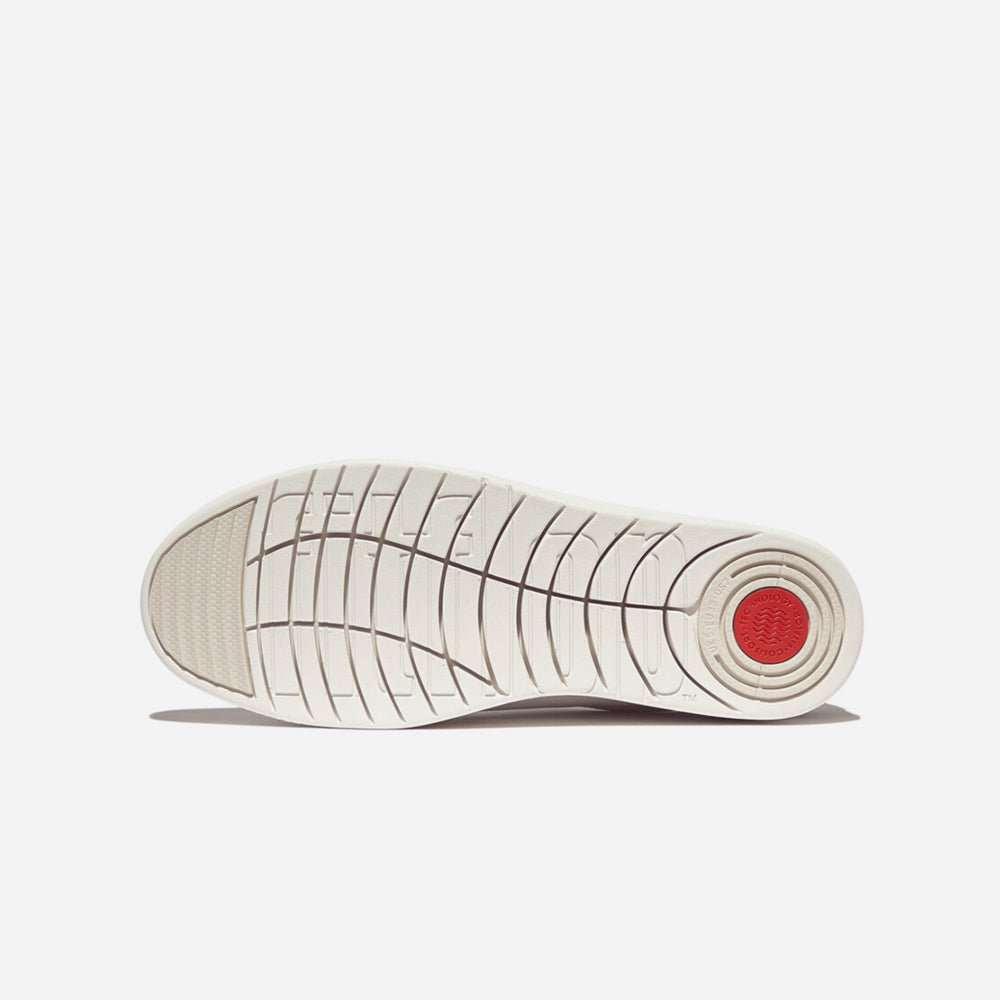 Giày Sneaker Nữ Fitflop Rally Crystal-Backtab Leather - Trắng - Supersports Vietnam