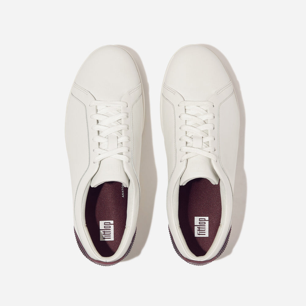 Giày Sneaker Nữ Fitflop Rally Crystal-Backtab Leather - Trắng - Supersports Vietnam