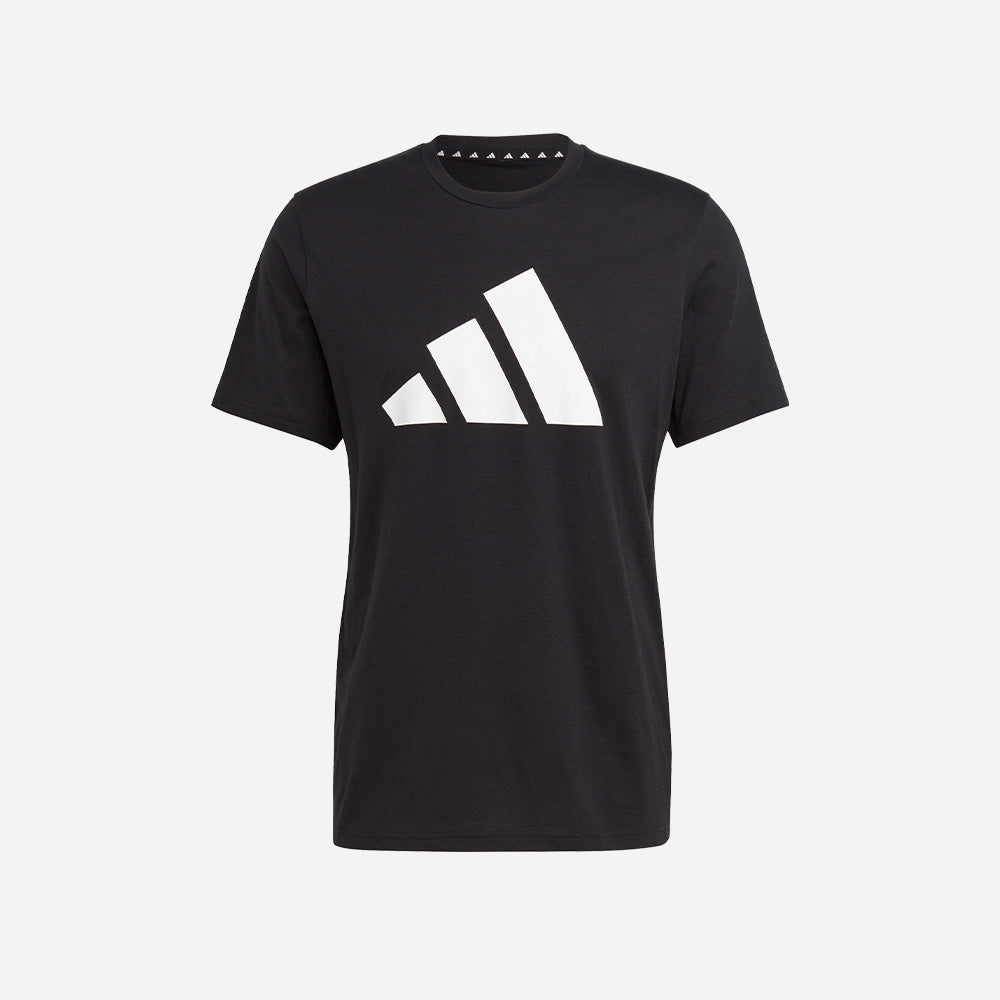 Áo Tay Ngắn Nam Adidas Train Essentials Feelready Logo - Đen - Supersports Vietnam
