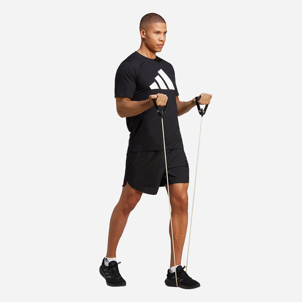 Áo Tay Ngắn Nam Adidas Train Essentials Feelready Logo - Đen - Supersports Vietnam