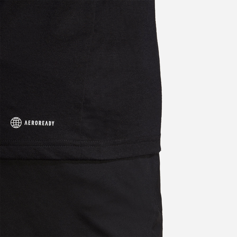 Áo Tay Ngắn Nam Adidas Train Essentials Feelready Logo - Đen - Supersports Vietnam