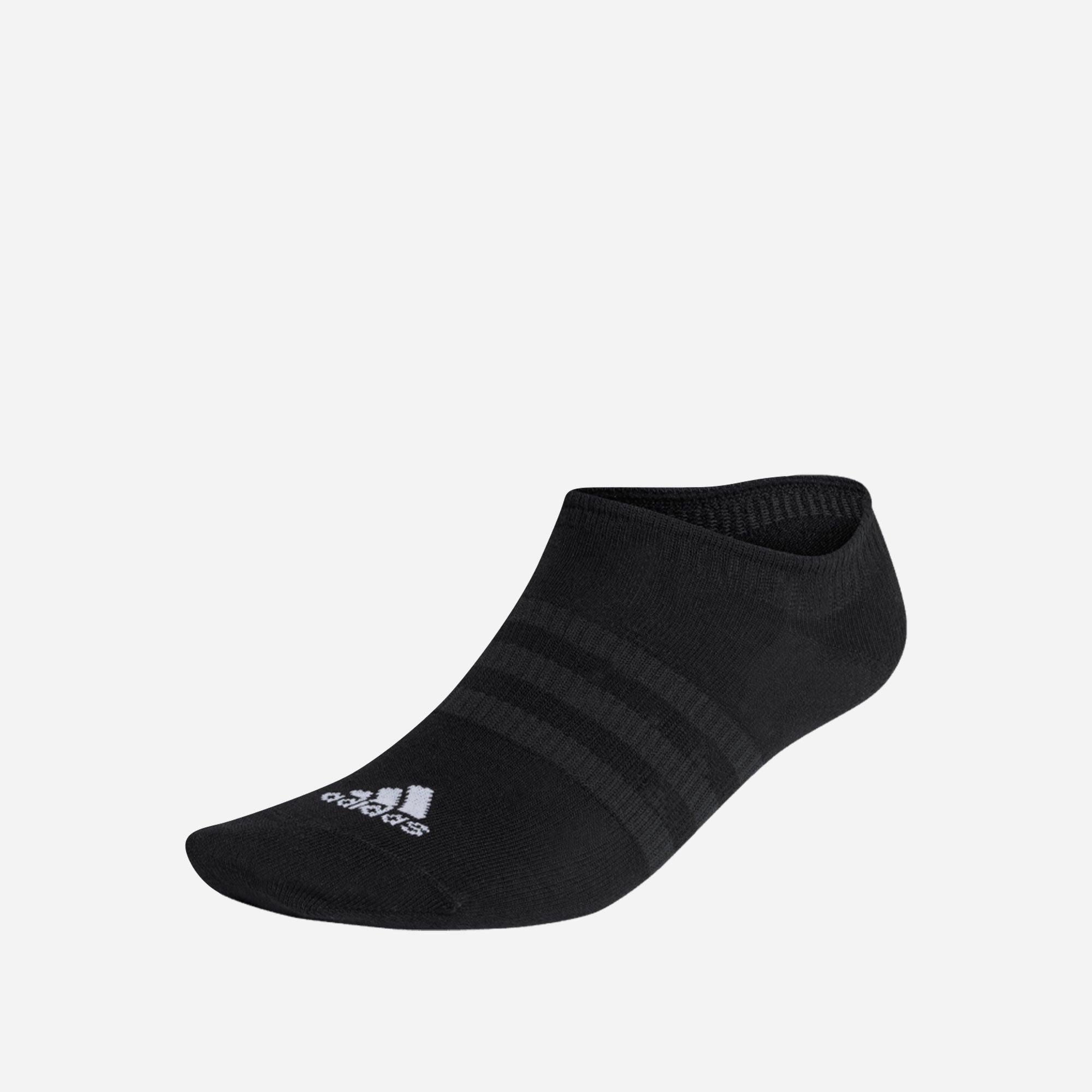 Vớ Thể Thao Adidas No Show (3 Đôi) - Đen - Supersports Vietnam