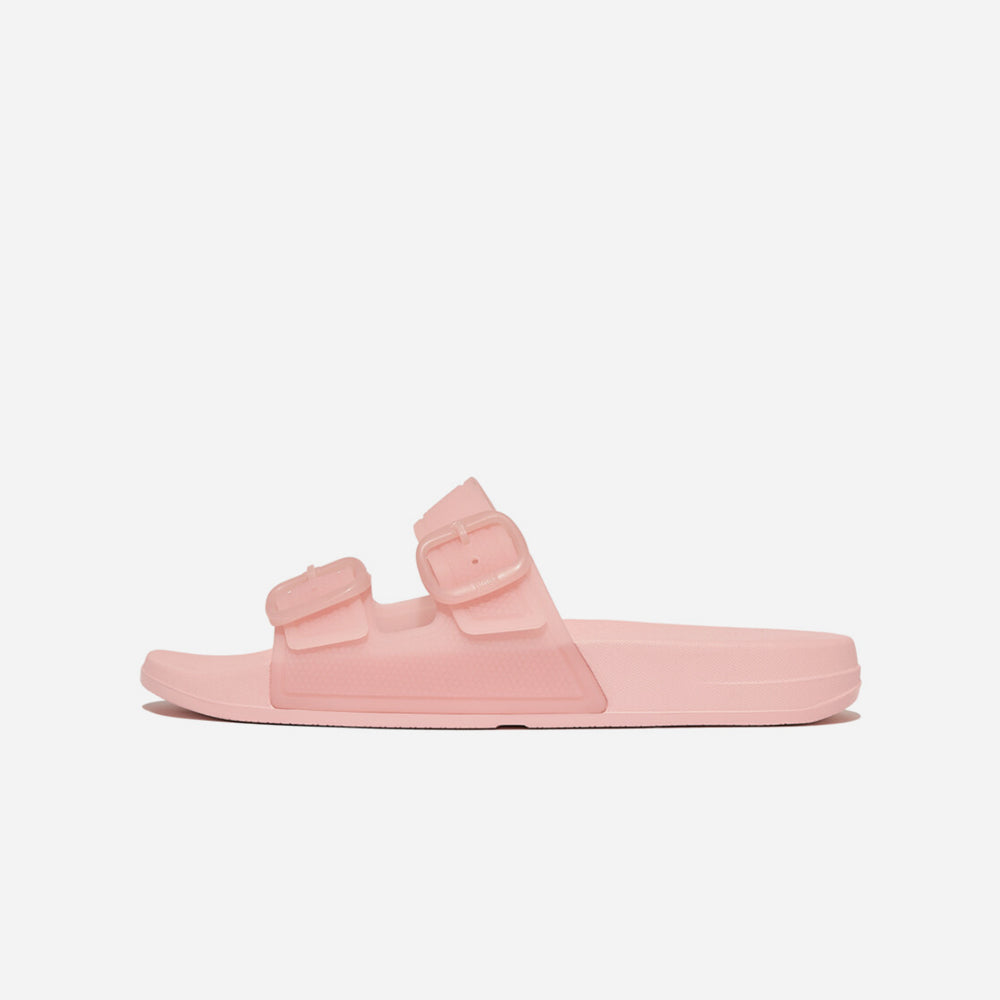 Dép Quai Ngang Nữ Fitflop Iqushion Translucent Two-Bar Buckle - Hồng - Supersports Vietnam