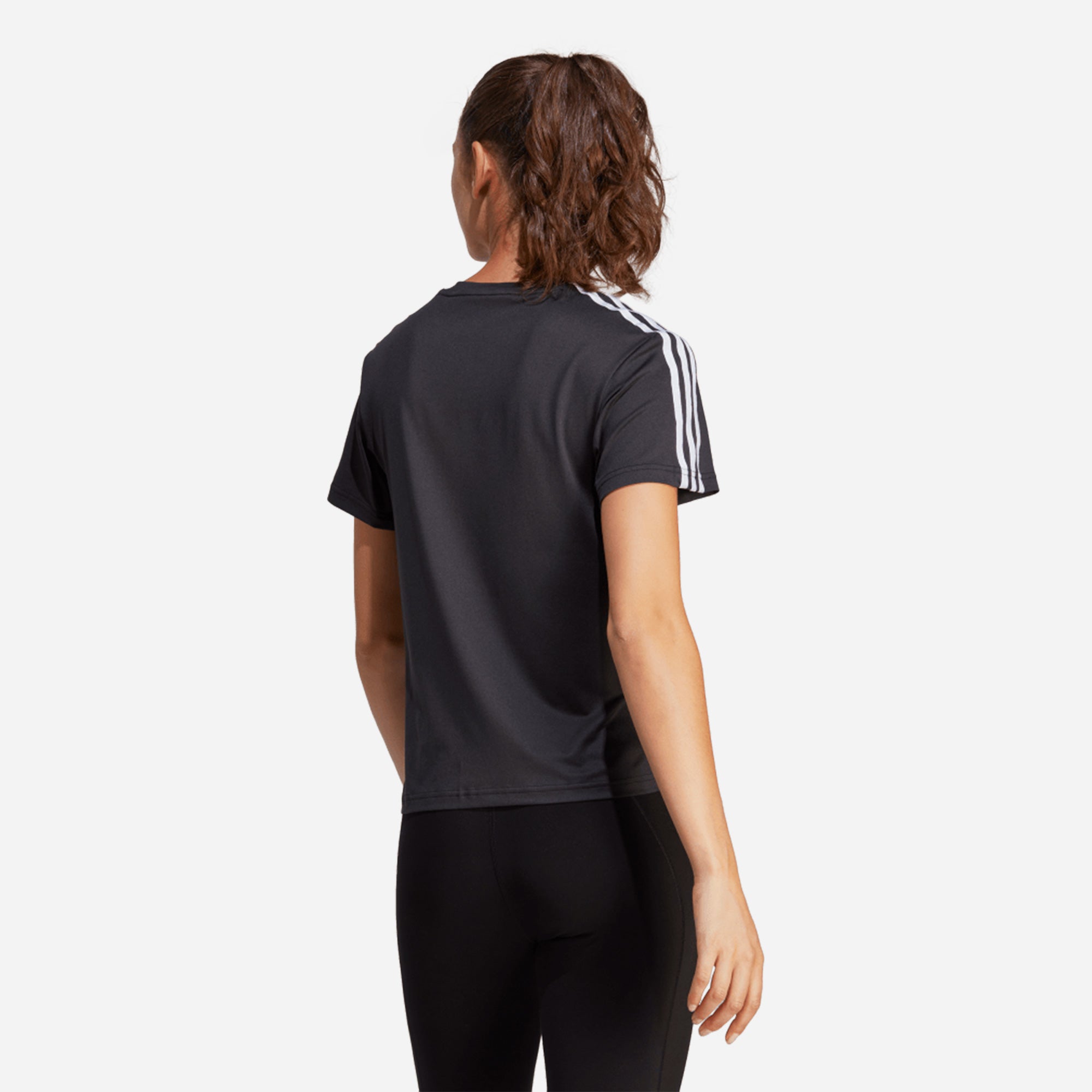 Áo Thun Tập Luyện Nữ Adidas Aeroready Train Essentials 3-Stripes - Đen - Supersports Vietnam