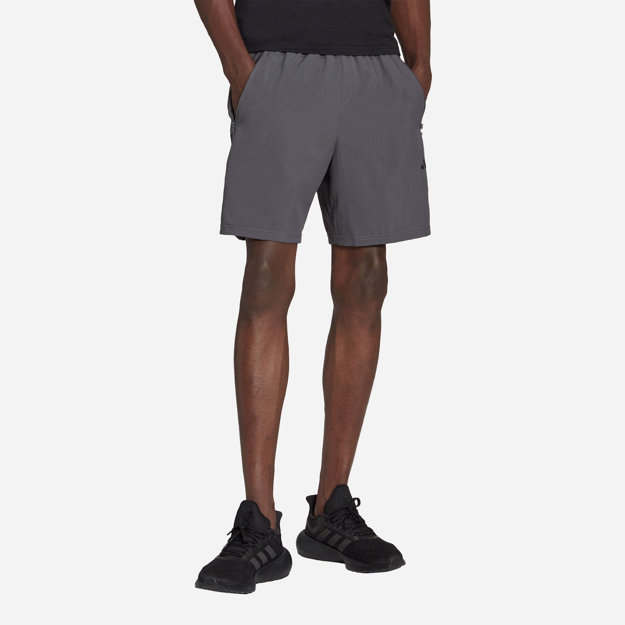Quần Ngắn Nam Adidas Training Essential Woven - Xám - Supersports Vietnam