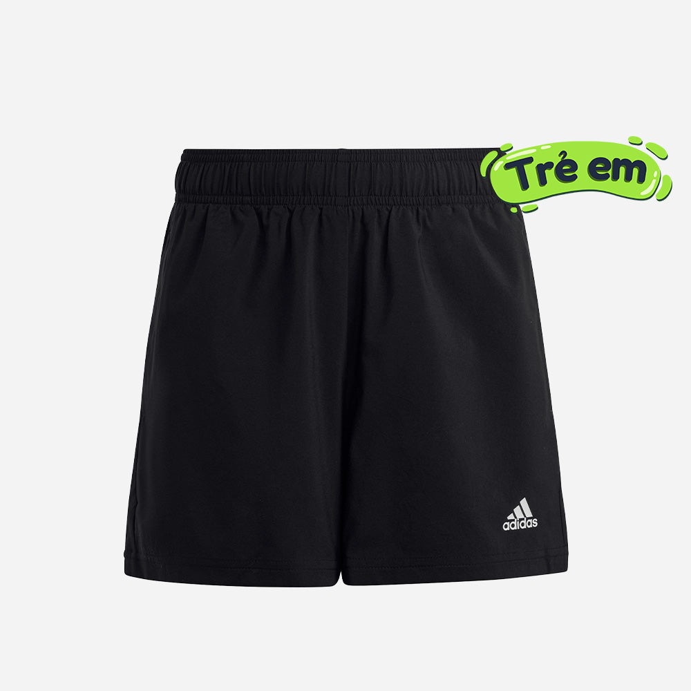 Quần Ngắn Trẻ Em Adidas Essentials Small Logo Chelsea - Đen - Supersports Vietnam