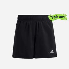 Quần Ngắn Trẻ Em Adidas Essentials Small Logo Chelsea - Đen - Supersports Vietnam