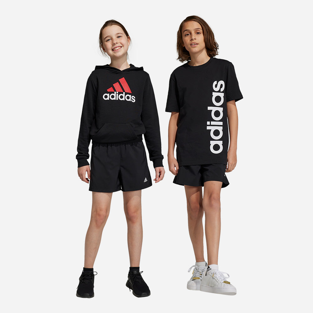 Quần Ngắn Trẻ Em Adidas Essentials Small Logo Chelsea - Đen - Supersports Vietnam