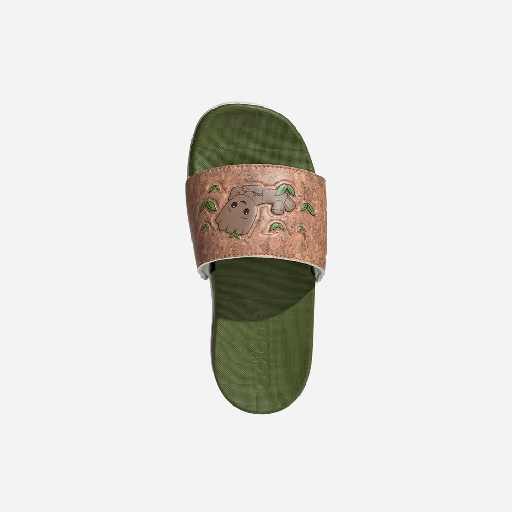 Dép Quai Ngang Trẻ Em Adidas Adilette Comfort Groot - Nâu - Supersports Vietnam