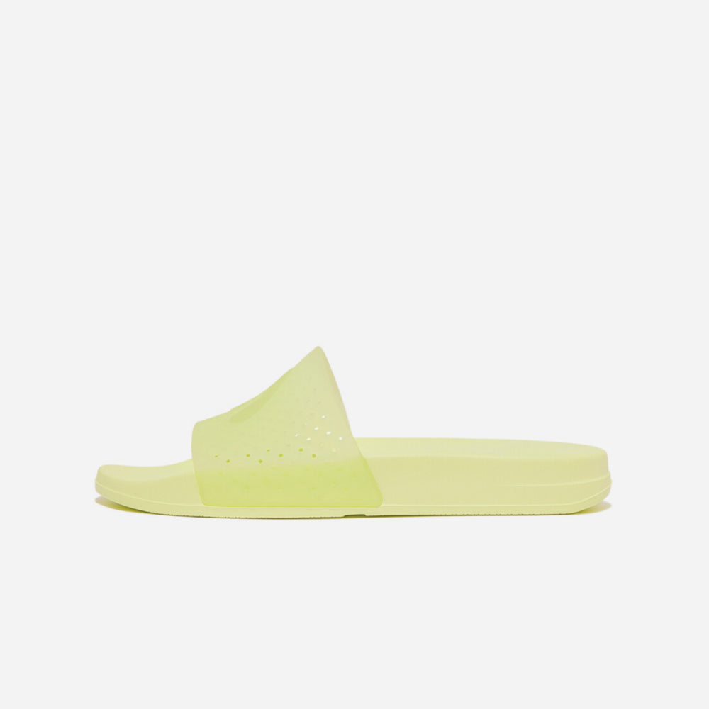 Dép Quai Ngang Nữ Fitflop Iqushion Arrow Translucent Perf Pool - Vàng Chanh - Supersports Vietnam