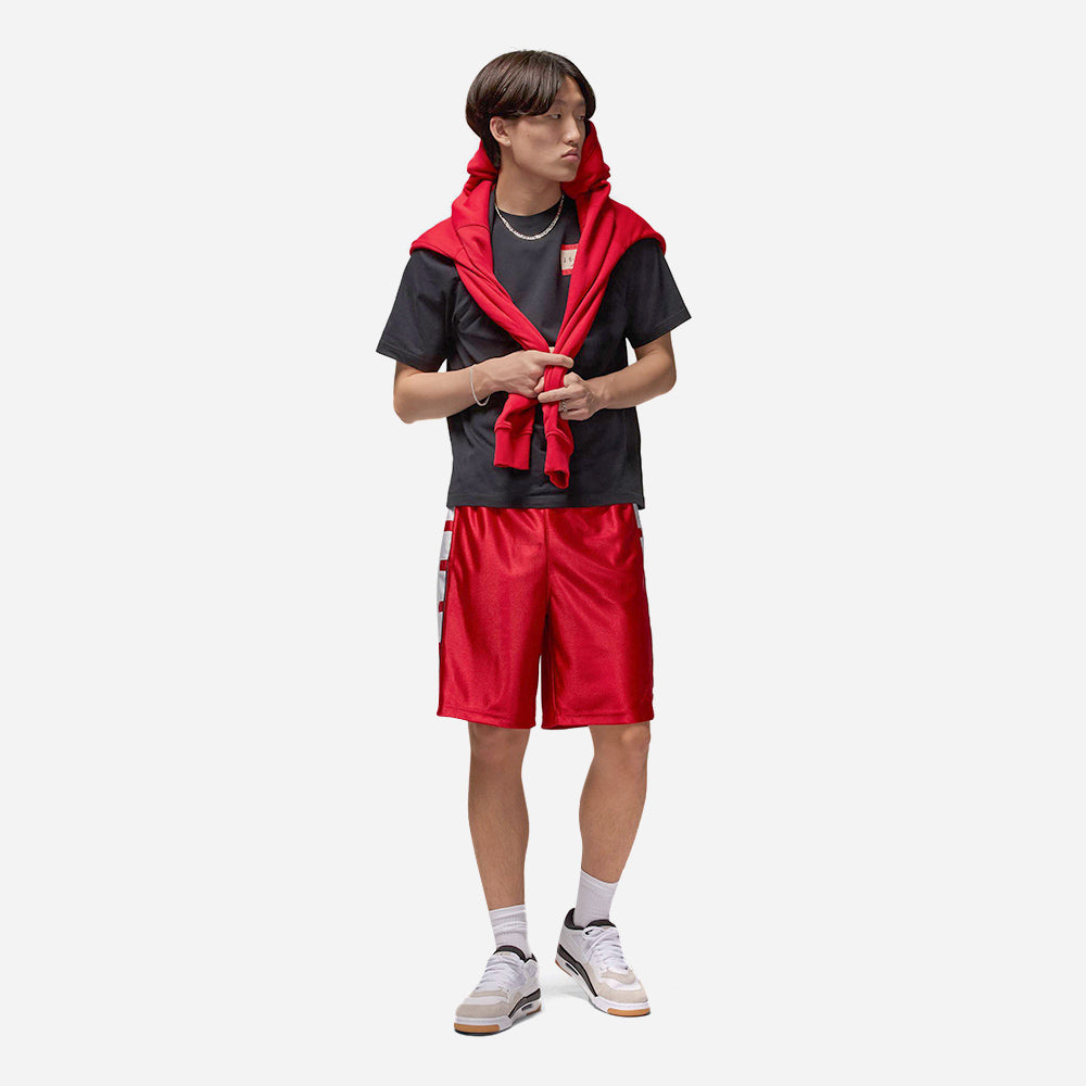 Áo Thun Nam Nike Jordan Brand Authentic Short Sleeve Crew - Đen - Supersports Vietnam
