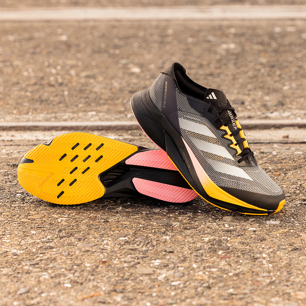 Giày Chạy Bộ Nam Adidas Adizero Boston 12 - Đen - Supersports Vietnam