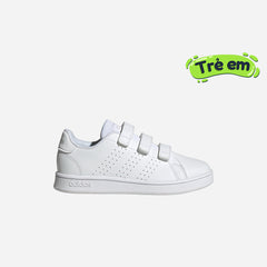 Giày Sneaker Trẻ Em Adidas Advantage Court Lifestyle Hook-And-Loop - Trắng - Supersports Vietnam