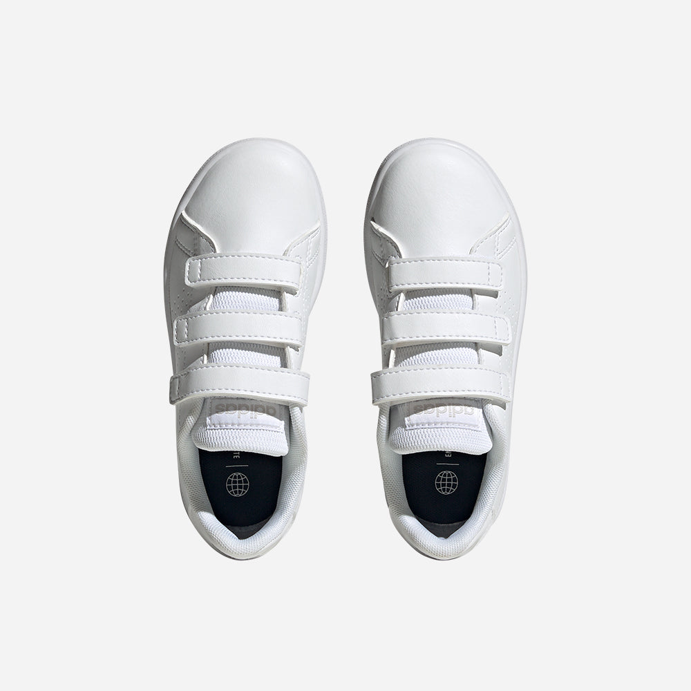 Giày Sneaker Trẻ Em Adidas Advantage Court Lifestyle Hook-And-Loop - Trắng - Supersports Vietnam