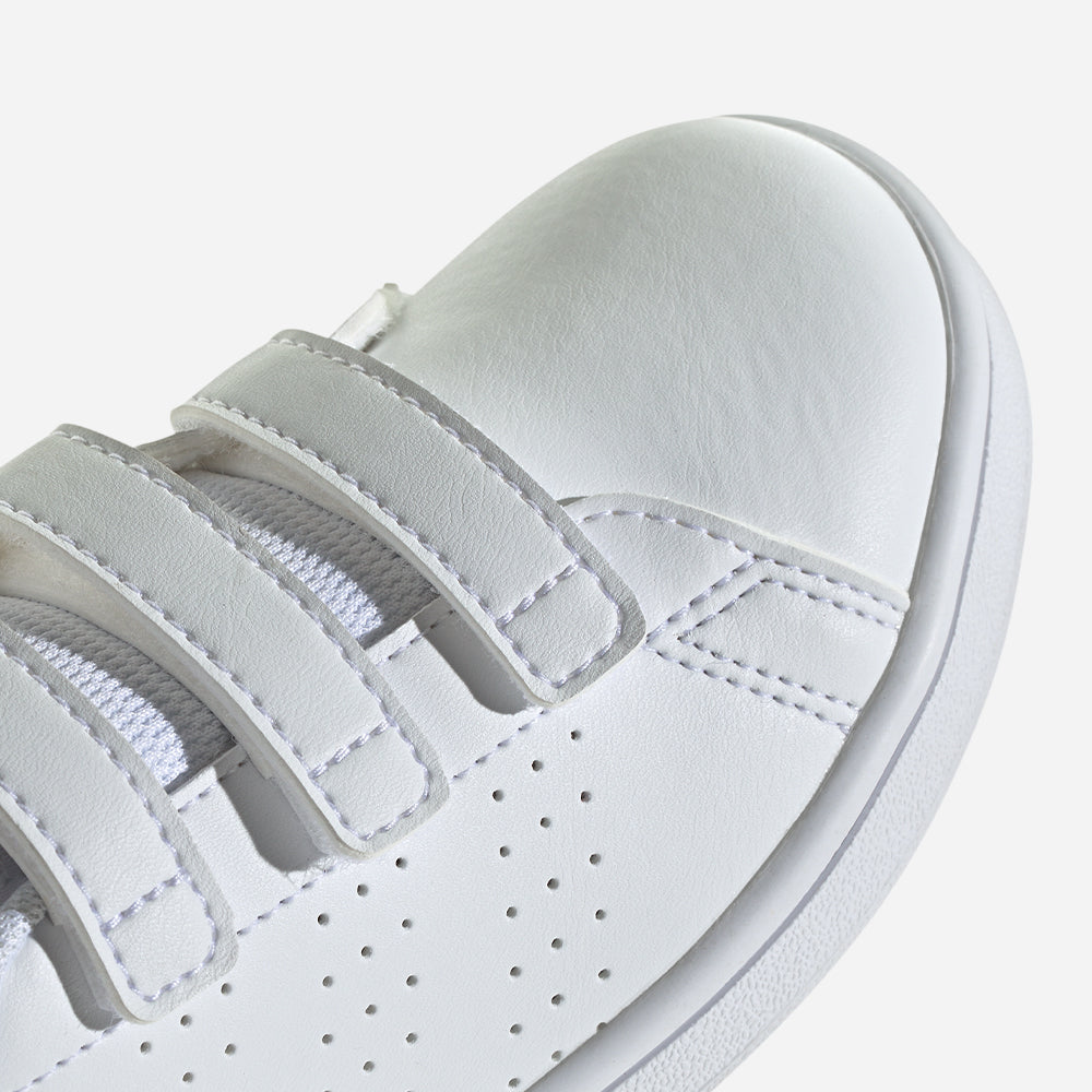 Giày Sneaker Trẻ Em Adidas Advantage Court Lifestyle Hook-And-Loop - Trắng - Supersports Vietnam