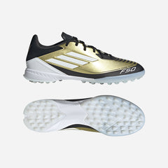 Giày Đá Bóng Unisex Adidas F50 League Turf Messi (Dành Cho Sân Cỏ Nhân Tạo) - Vàng - Supersports Vietnam