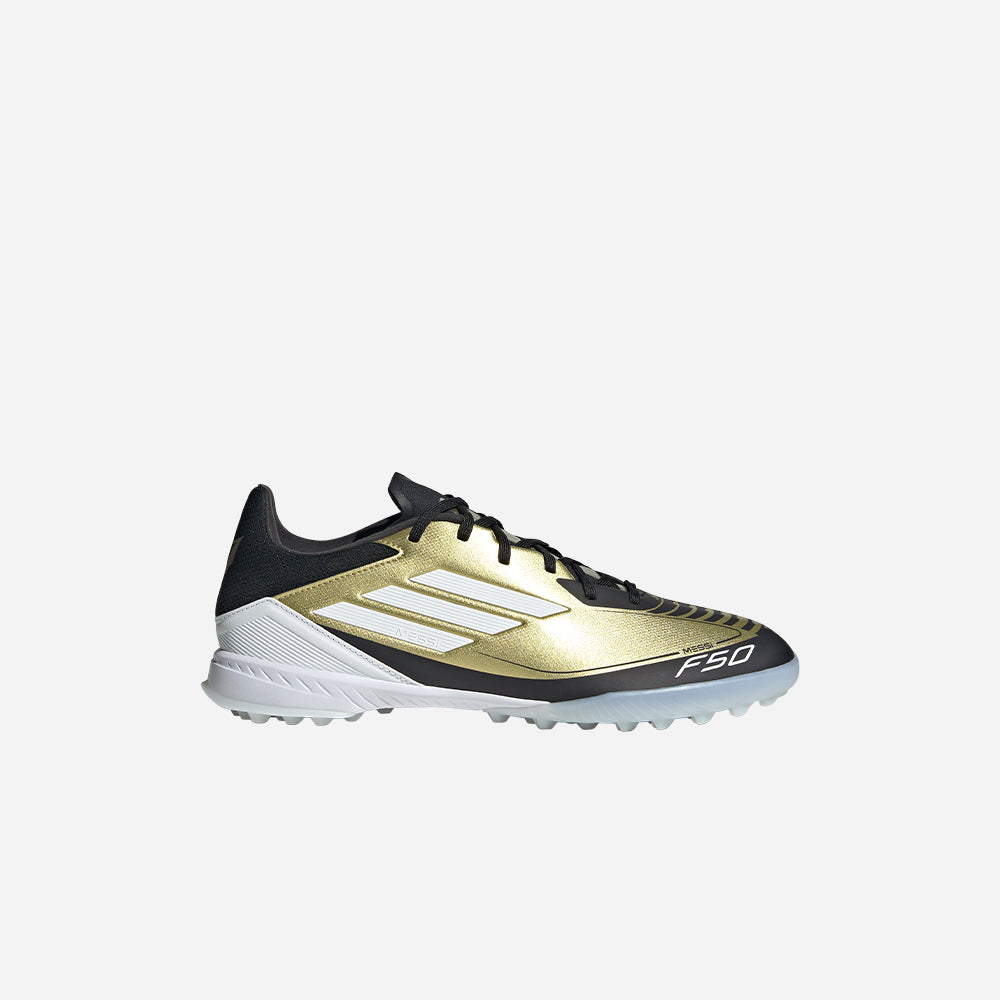 Giày Đá Bóng Unisex Adidas F50 League Turf Messi (Dành Cho Sân Cỏ Nhân Tạo) - Vàng - Supersports Vietnam
