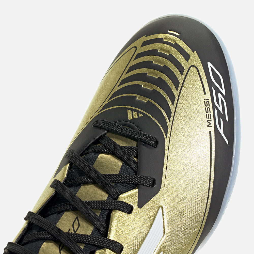 Giày Đá Bóng Unisex Adidas F50 League Turf Messi (Dành Cho Sân Cỏ Nhân Tạo) - Vàng - Supersports Vietnam
