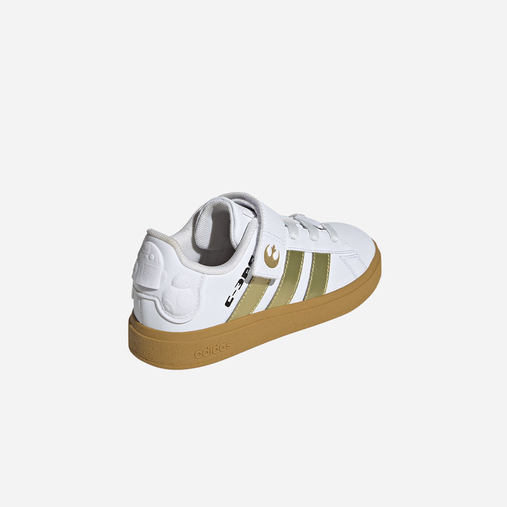 Giày Sneaker Trẻ Em Adidas Droids Grand Court 2.0 El C - Trắng - Supersports Vietnam
