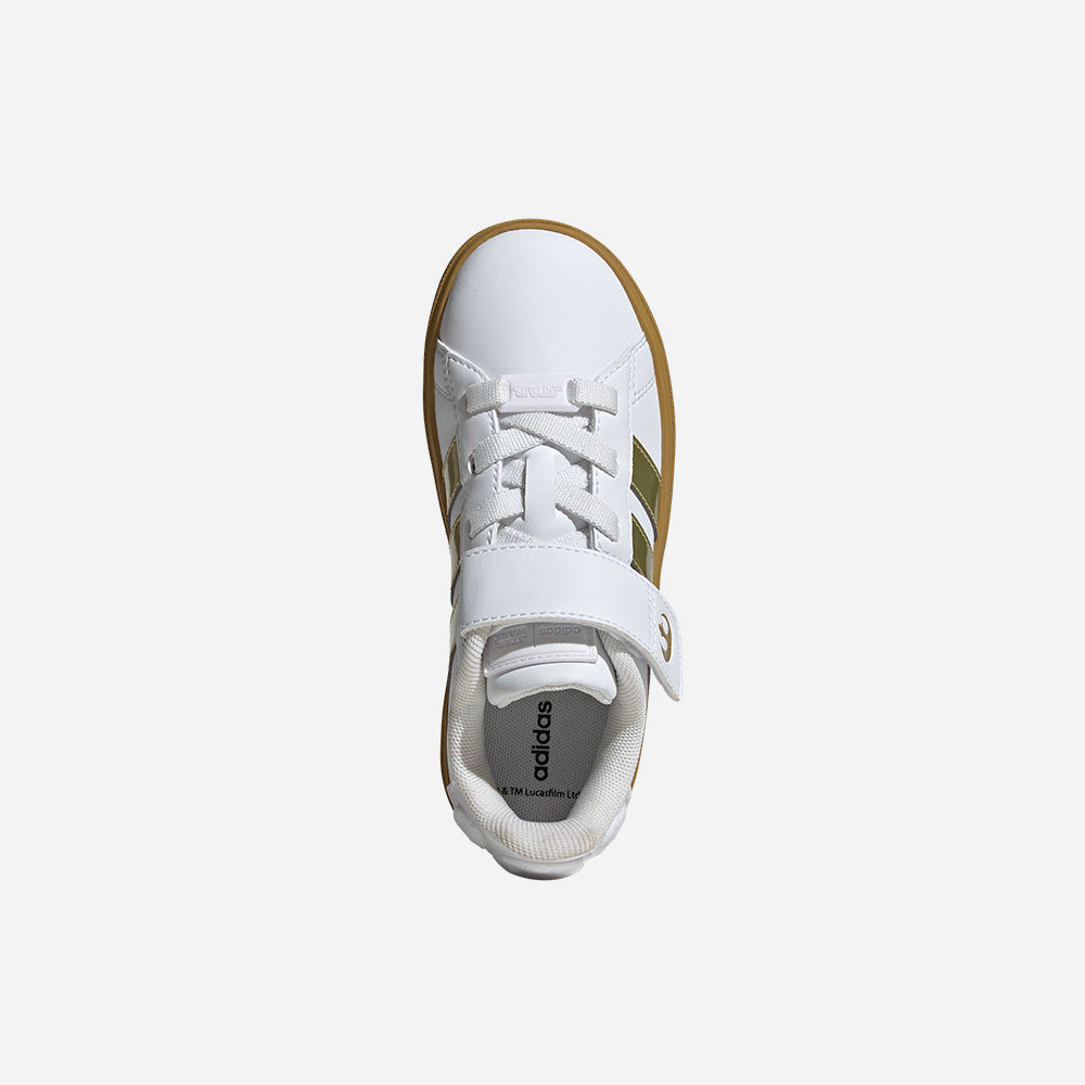 Giày Sneaker Trẻ Em Adidas Droids Grand Court 2.0 El C - Trắng - Supersports Vietnam