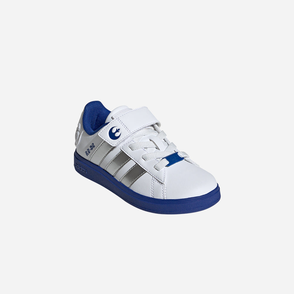 Giày Sneaker Trẻ Em Adidas Droids Grand Court 2.0 El C - Trắng - Supersports Vietnam
