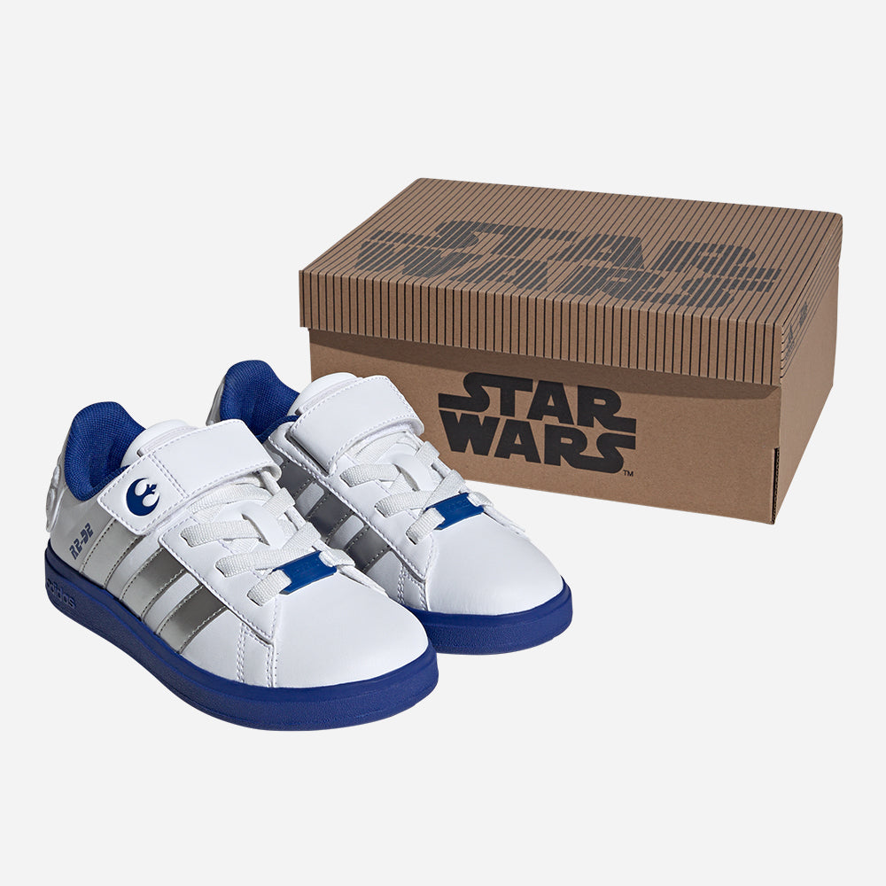 Giày Sneaker Trẻ Em Adidas Droids Grand Court 2.0 El C - Trắng - Supersports Vietnam