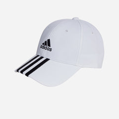 Nón Adidas 3-Stripes Cotton Twill Baseball - Trắng - Supersports Vietnam