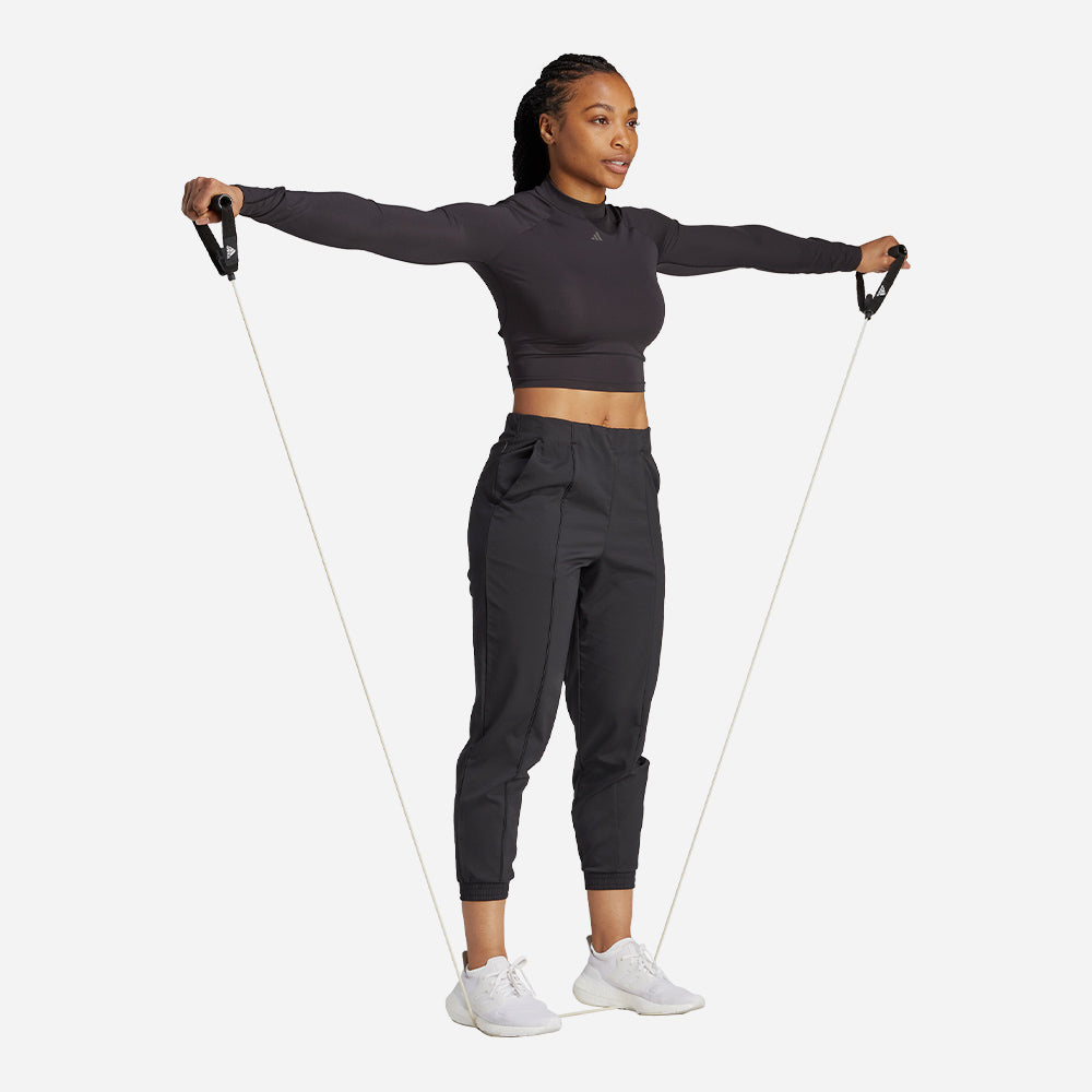 Quần Dài Nữ Adidas Train Essentials - Đen - Supersports Vietnam
