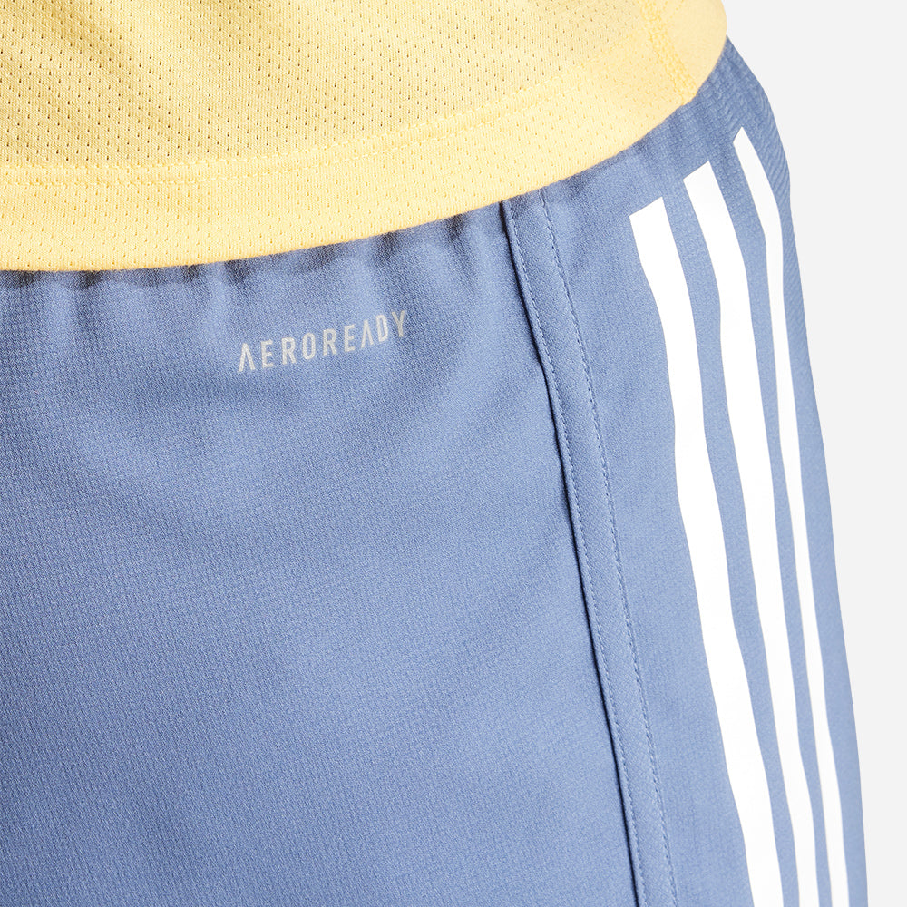 Quần Ngắn Nam Adidas Own The Run 3-Stripes 2-In-1 - Xanh Dương - Supersports Vietnam