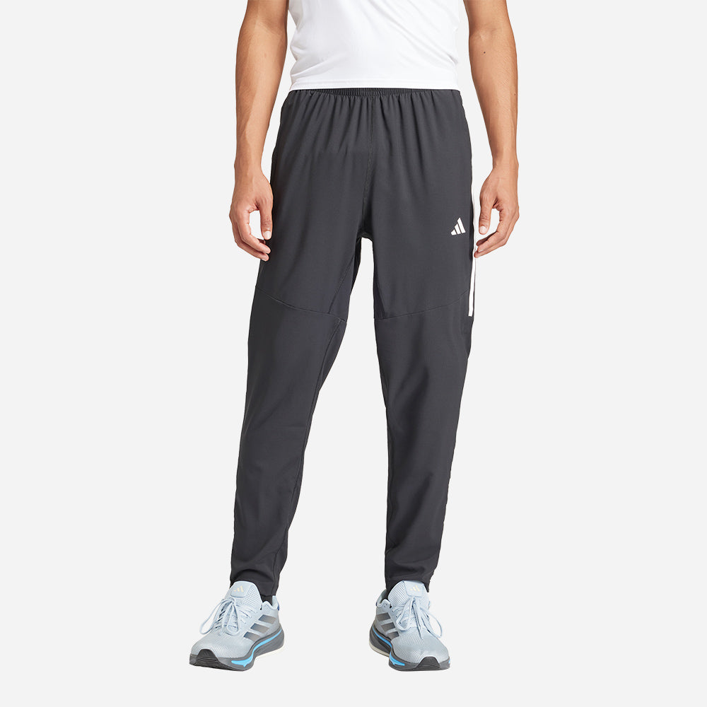 Quần Jogger Nam Adidas Own The Run 3-Stripes - Đen