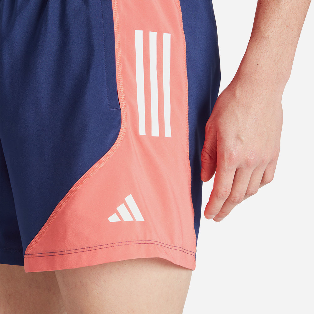 Quần Ngắn Nam Adidas Own The Run Colorblock - Xanh Navy - Supersports Vietnam