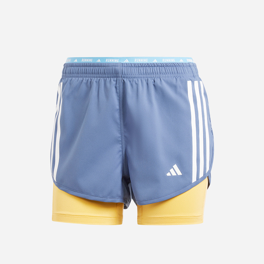 Own The Run 3-Stripes 2-in-1 Shorts