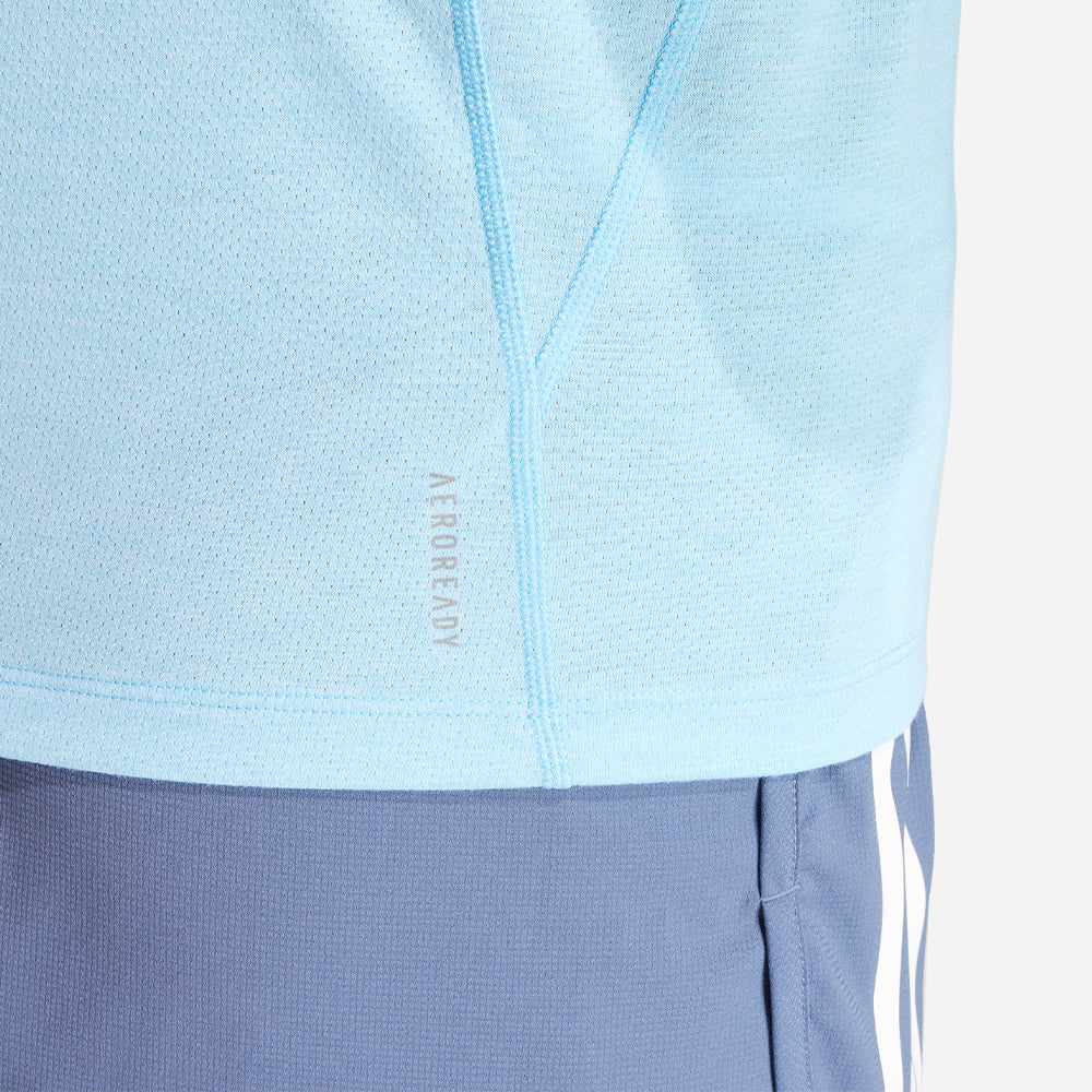 Áo Tay Ngắn Nữ Adidas Own The Run 3-Stripes - Xanh Dương - Supersports Vietnam