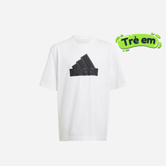 Áo Thun Trẻ Em Adidas Future Icons Logo Piqué - Trắng - Supersports Vietnam