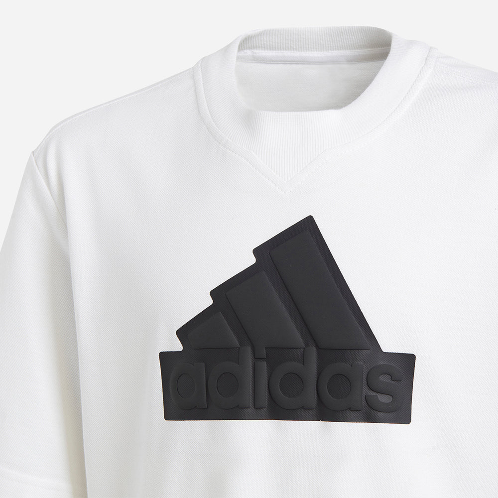 Áo Thun Trẻ Em Adidas Future Icons Logo Piqué - Trắng - Supersports Vietnam