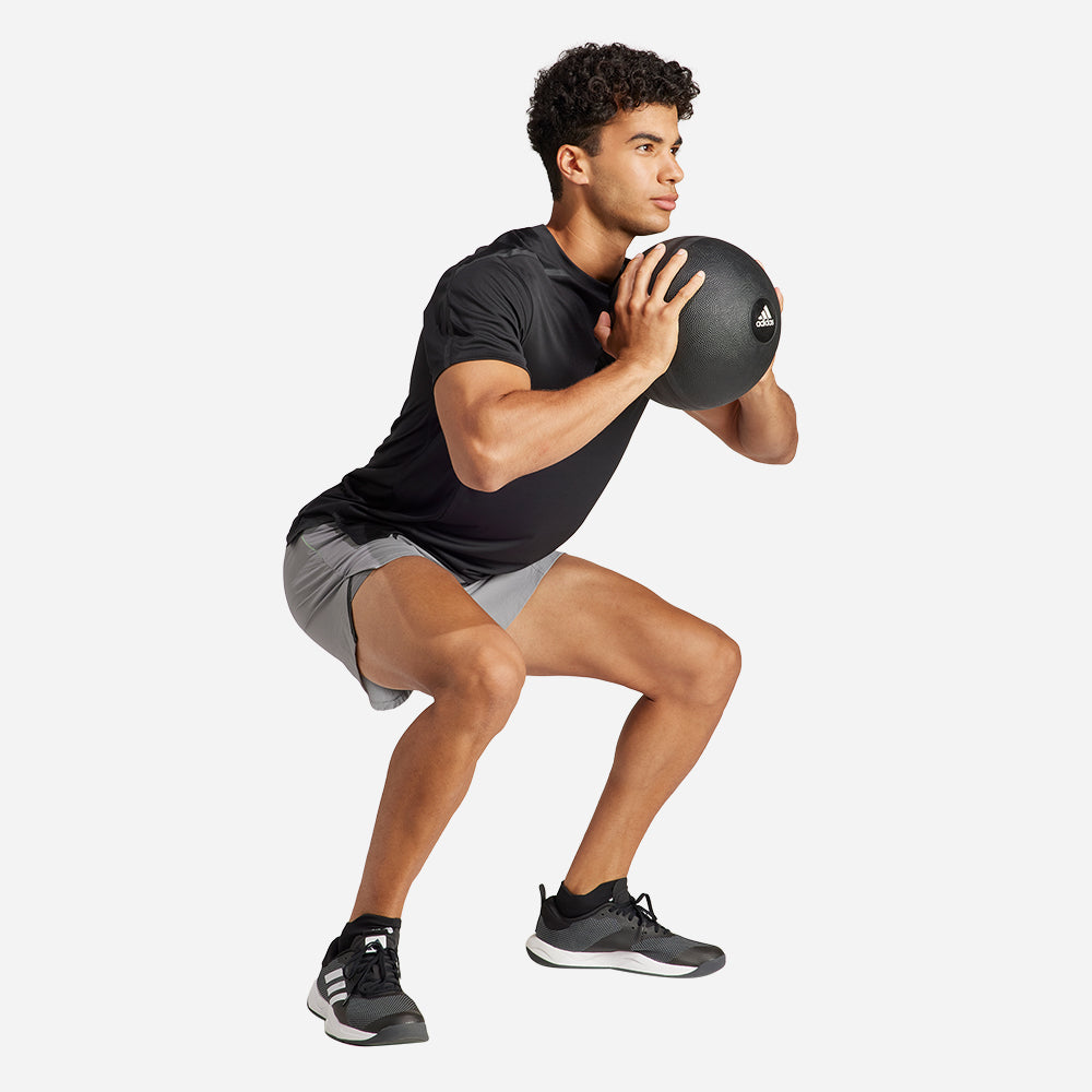 Áo Tay Ngắn Nam Adidas Designed For Training Adistrong Workout - Đen - Supersports Vietnam