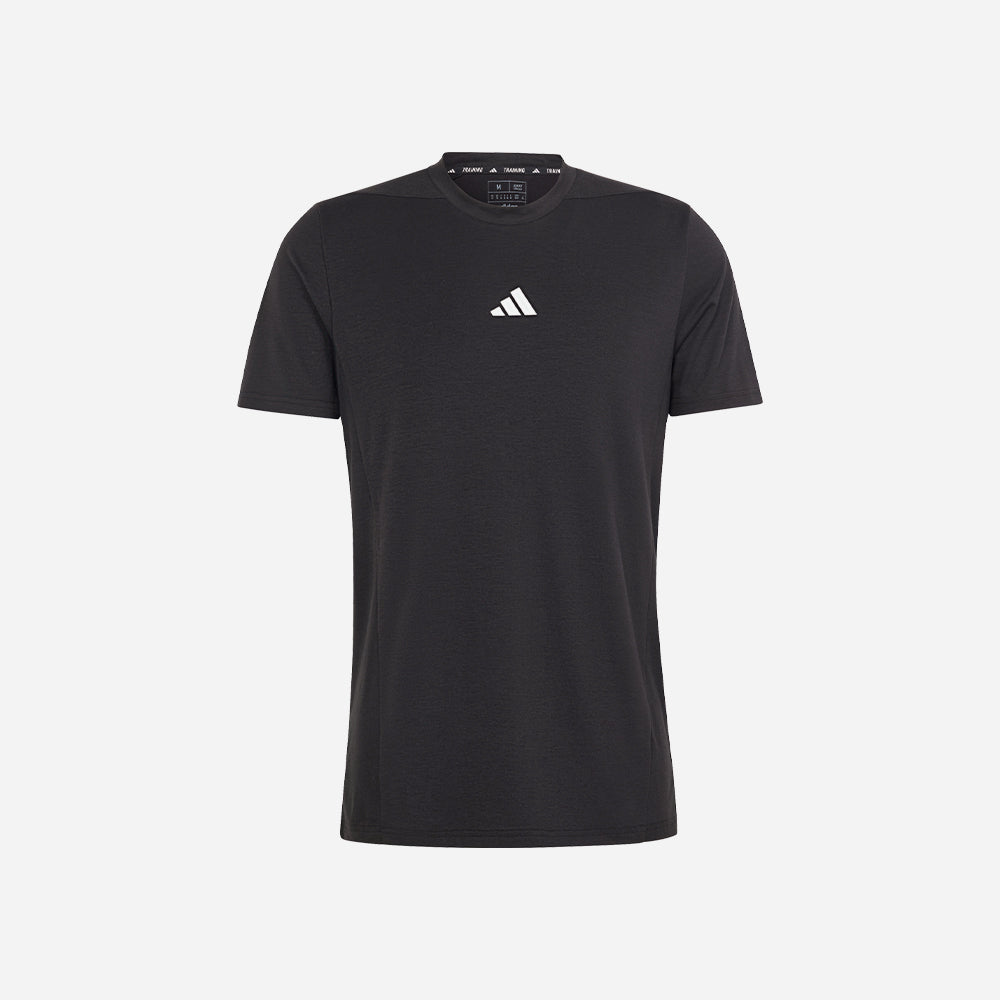 Áo Thun Nam Adidas Designed For Training Workout - Đen - Supersports Vietnam
