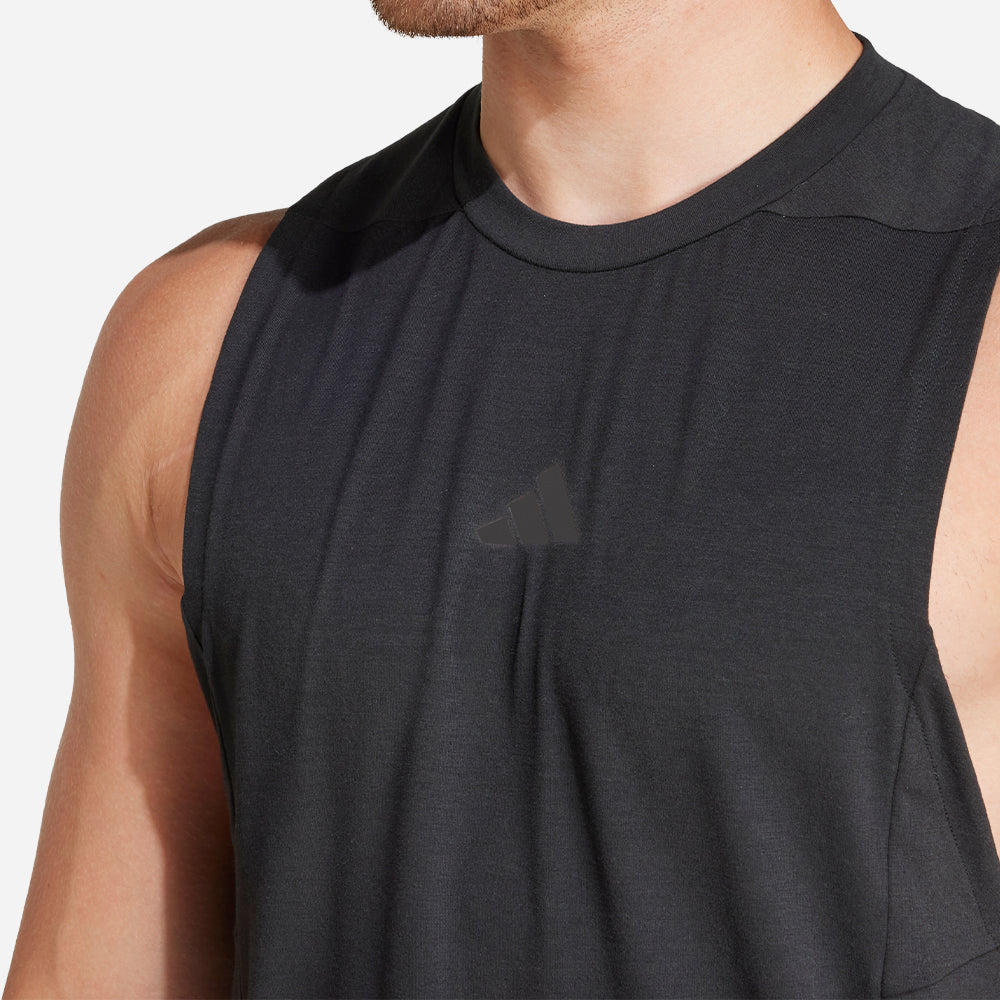 Áo Ba Lỗ Nam Adidas Design For Training - Đen - Supersports Vietnam