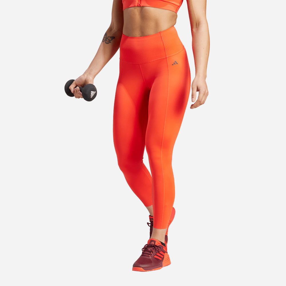 Quần Bó Thể Thao Nữ Adidas Optime Power 7/8 - Cam - Supersports Vietnam