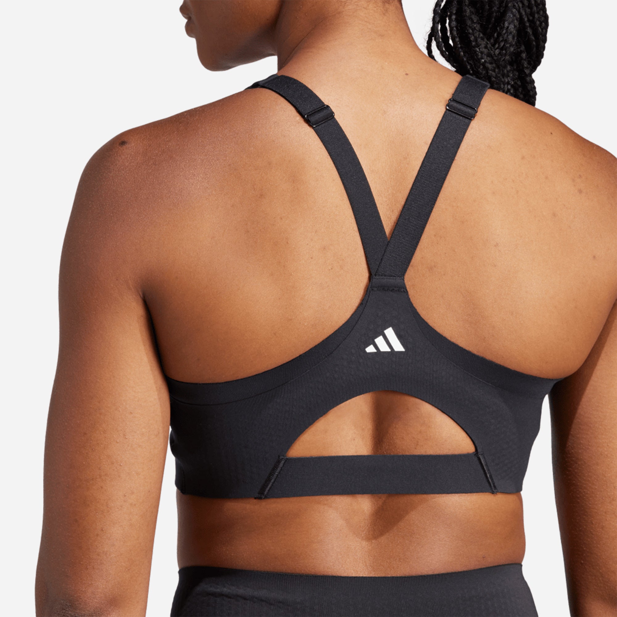 Áo Tập Nữ Adidas Tlrd Impact Luxe High Support Zip - Đen - Supersports Vietnam