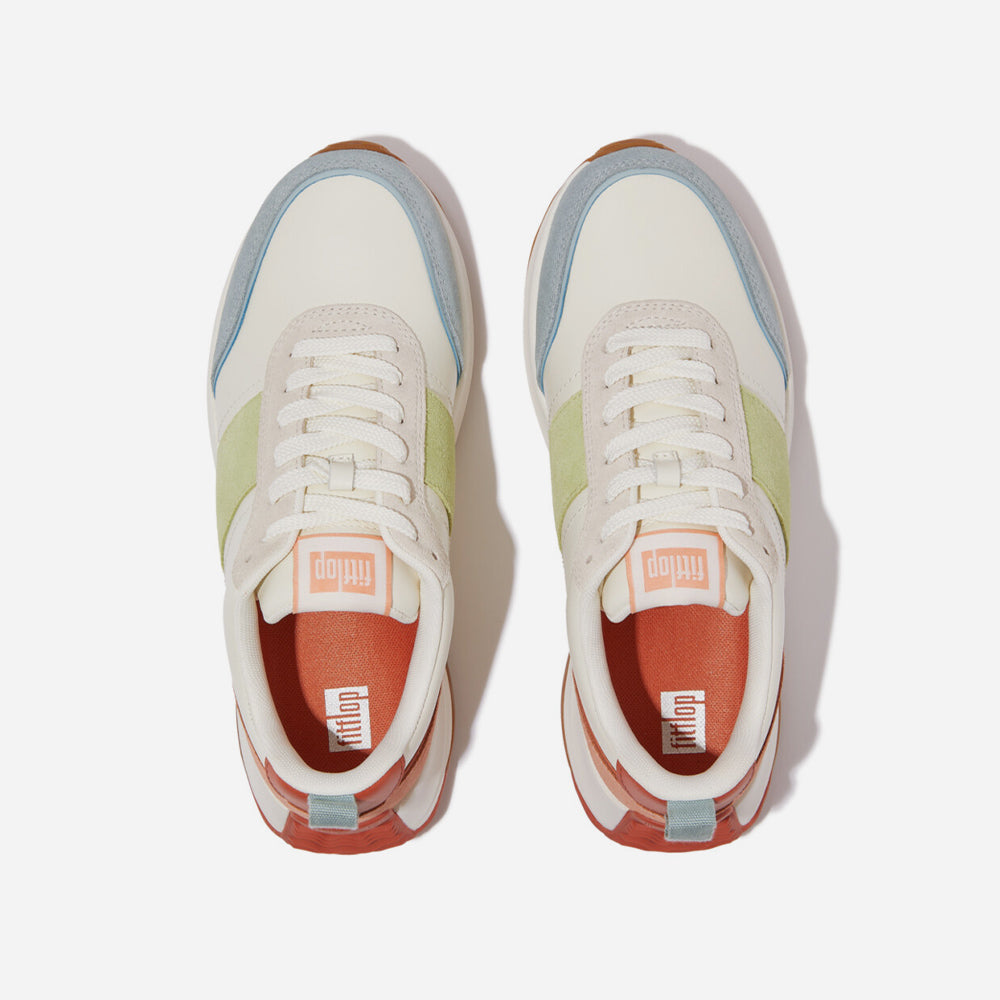 Giày Sneaker Nữ Fitflop F-Mode Flow Suede-Mix Flatform - Nhiều Màu - Supersports Vietnam
