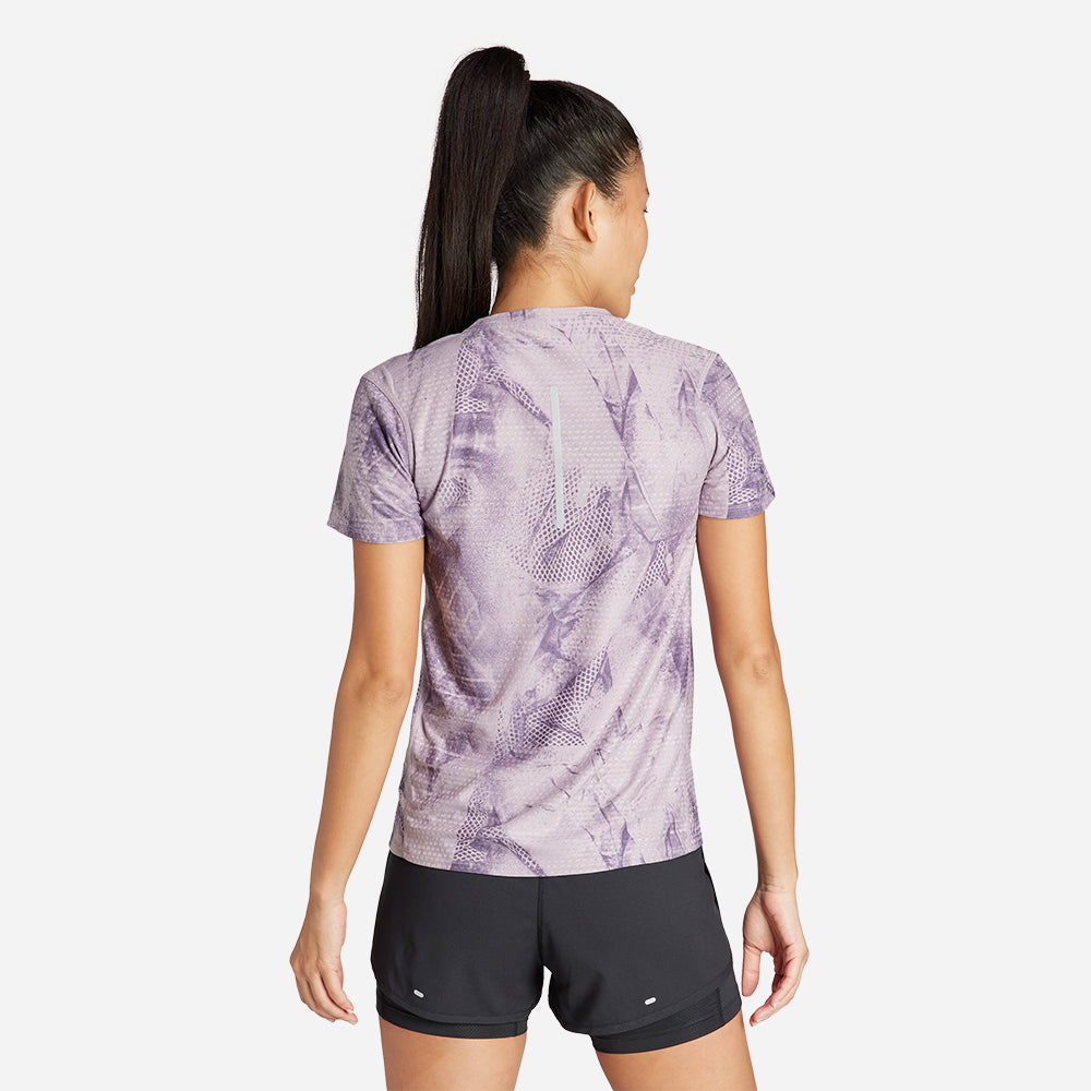 Áo Tay Ngắn Nữ Adidas Ultimateadidas Allover Print - Tím - Supersports Vietnam