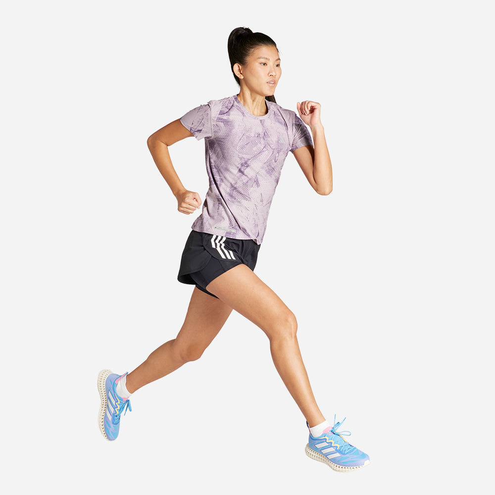 Áo Tay Ngắn Nữ Adidas Ultimateadidas Allover Print - Tím - Supersports Vietnam